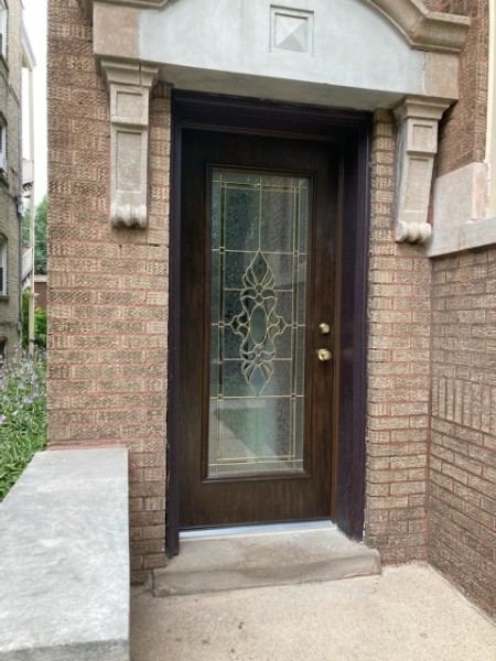 Woodgrain Steel Entry Door Chicago