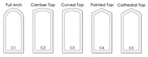 Arch top doors are one of the most beautiful and dramatic features you can find on a home