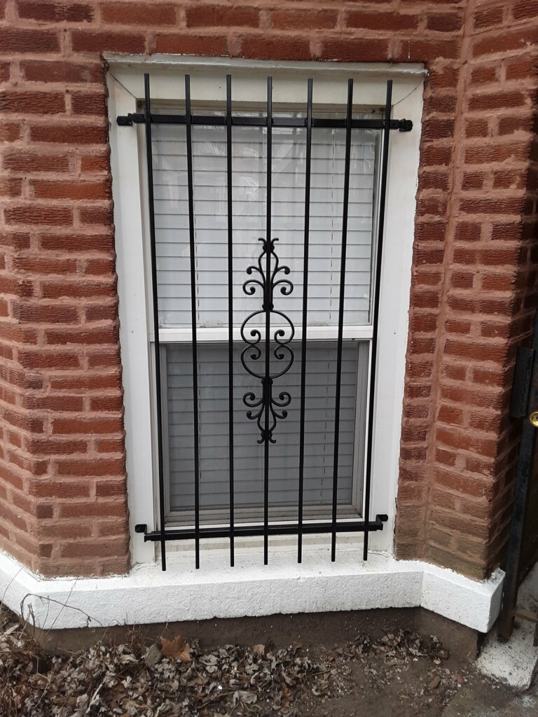 Wrought Iron Window Guard in Chicago