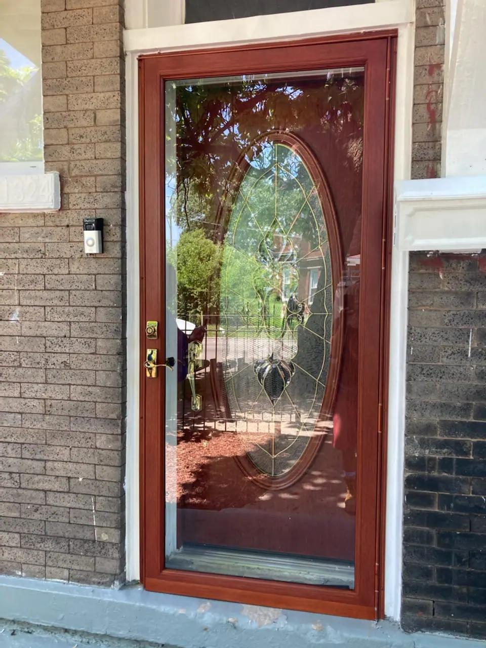 Woodgrain Steel Entry Door Chicago