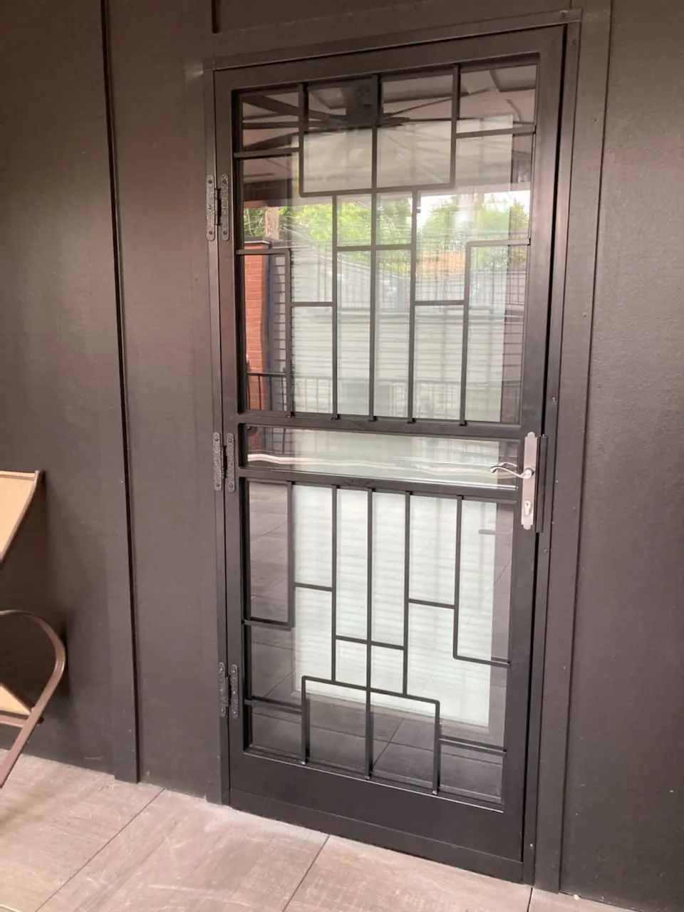 Woodgrain Steel Entry Door Chicago