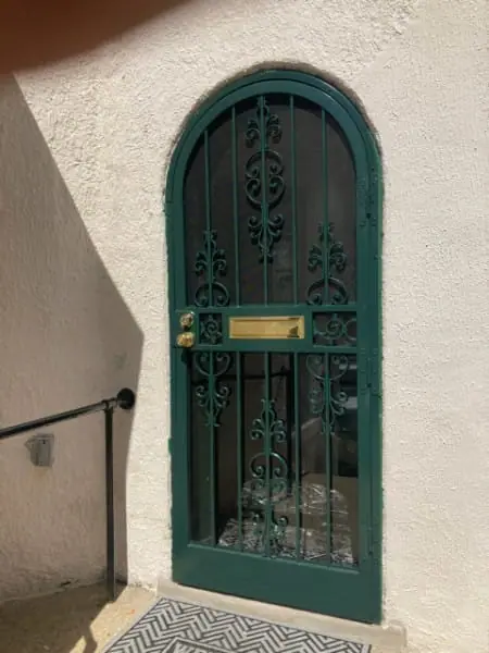 Wood Entry Door Before Image