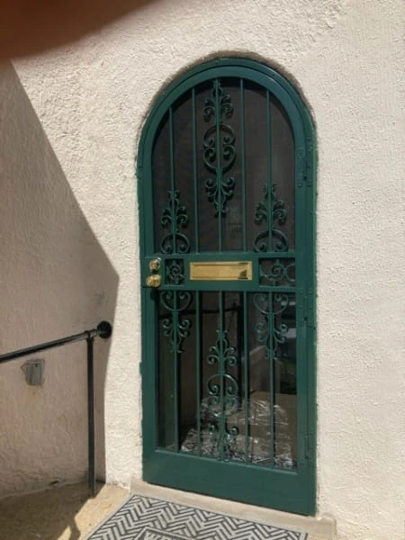 Wood Entry Door Before Image