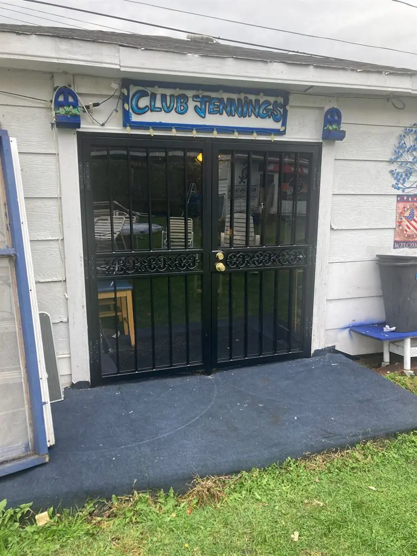 Back Double Steel Entry Door Unit