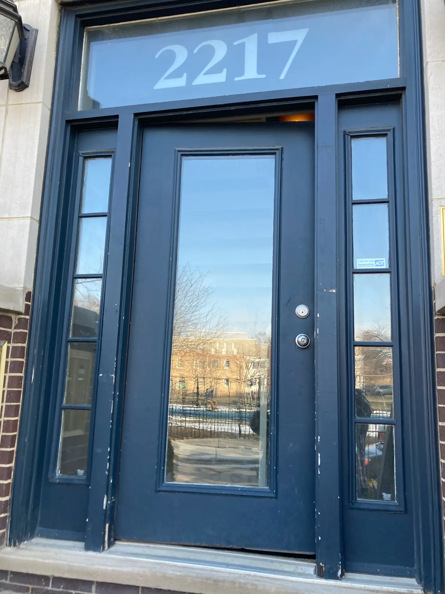 Before 1 Back Double Steel Entry Door Unit