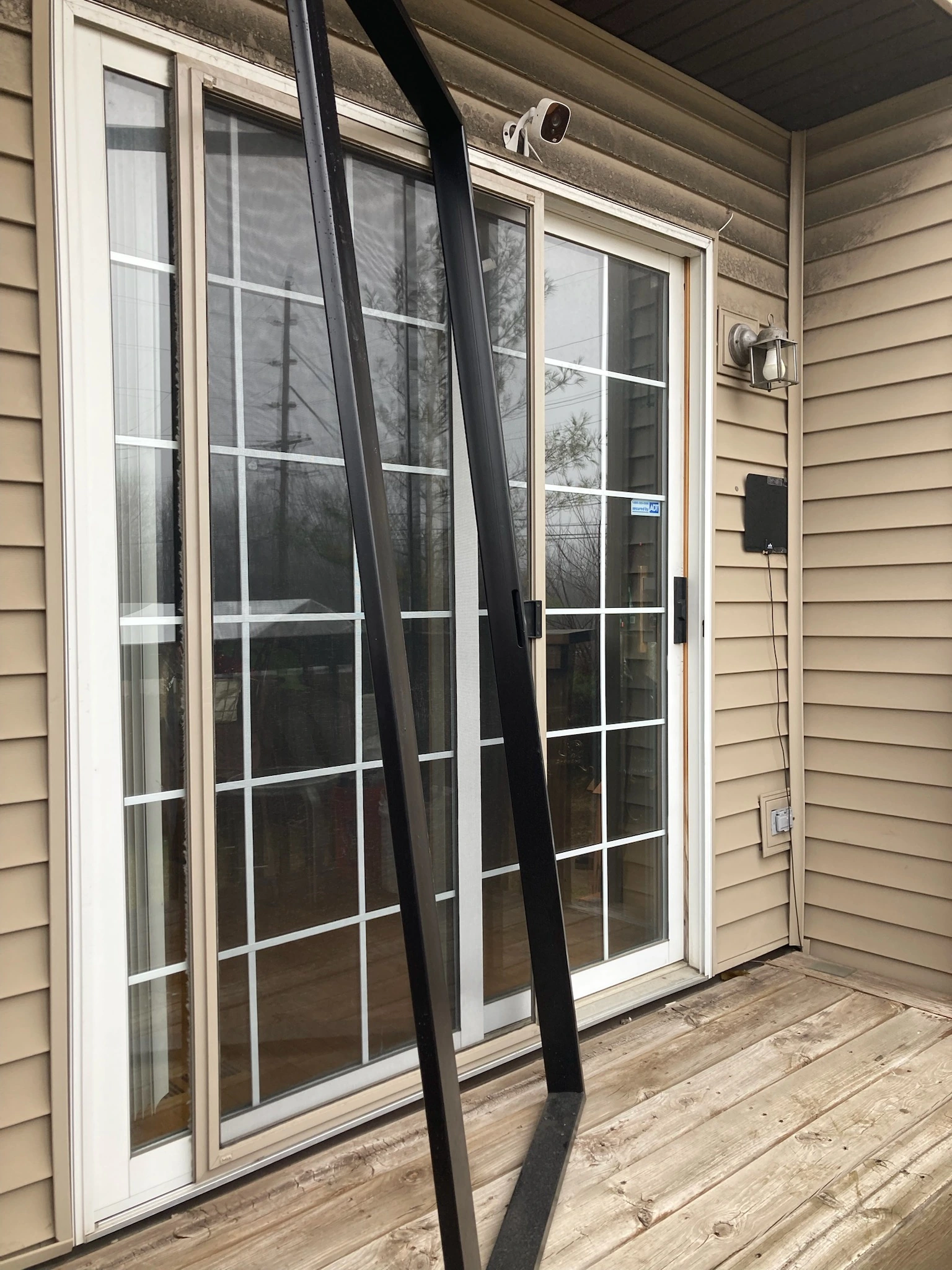 Back Double Steel Entry Door Unit