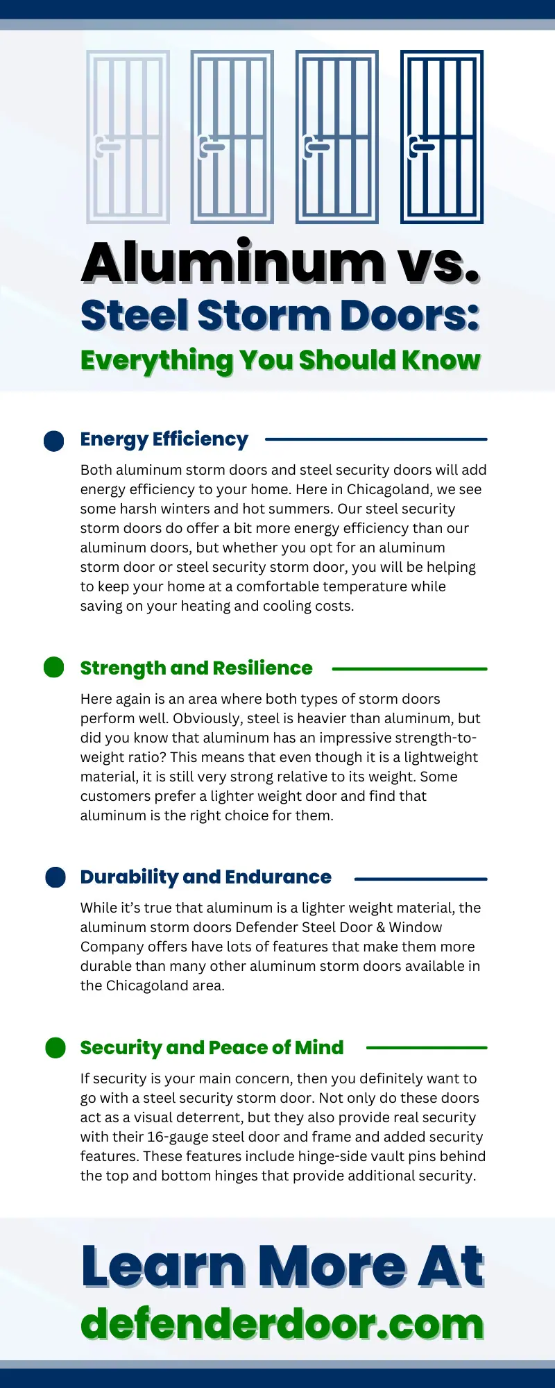 Aluminum vs. Steel Storm Doors: Everything You Should Know