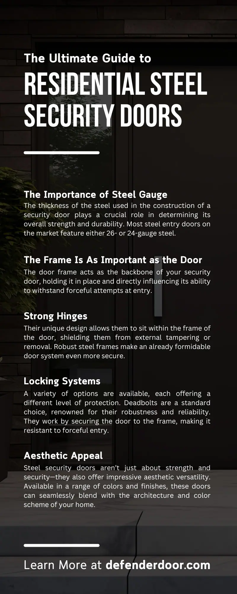 The Ultimate Guide to Residential Steel Security Doors