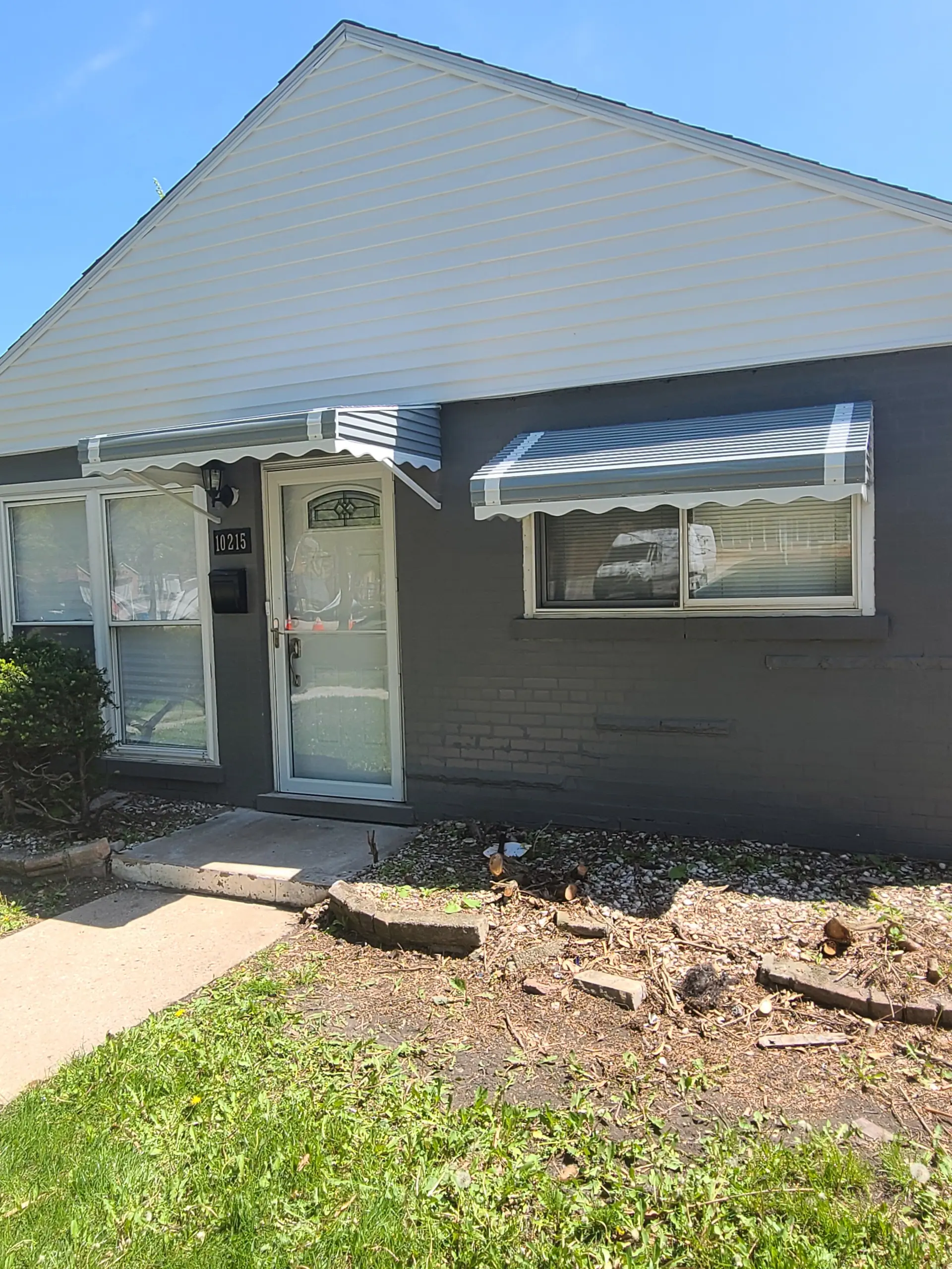 Back Double Steel Entry Door Unit