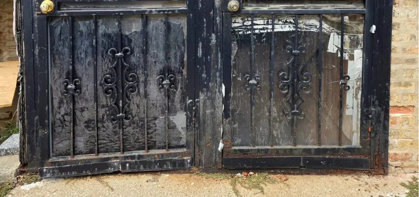 Rusty Security Storm Doors near Chicago, IL